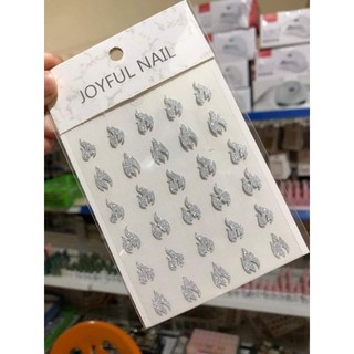 Sticker dán móng ngọn đuốc nhũ flash siêu sáng/ sticker ngọn đuốc dán móng siêu sáng