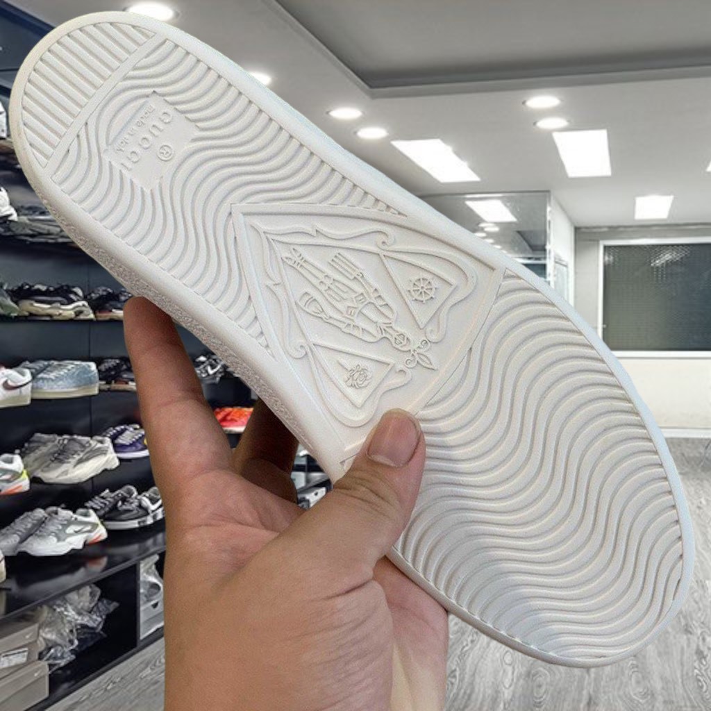 Giày Thể Thao Gucci Ace Embroidered 'Bees and Stars'. Giày Gucci Ong Sao Nhập Trung fulll bill box 1.1- YabiBoutique