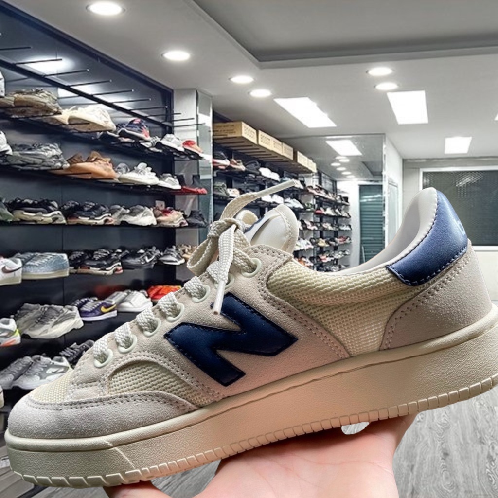 Giày NB CRT 300 Navy Xanh Tím Than Trắng Xám Bản Cao Cấp Chữ N Da Lộn Nam Nữ  Full billl  box  -Yabi_Boutique