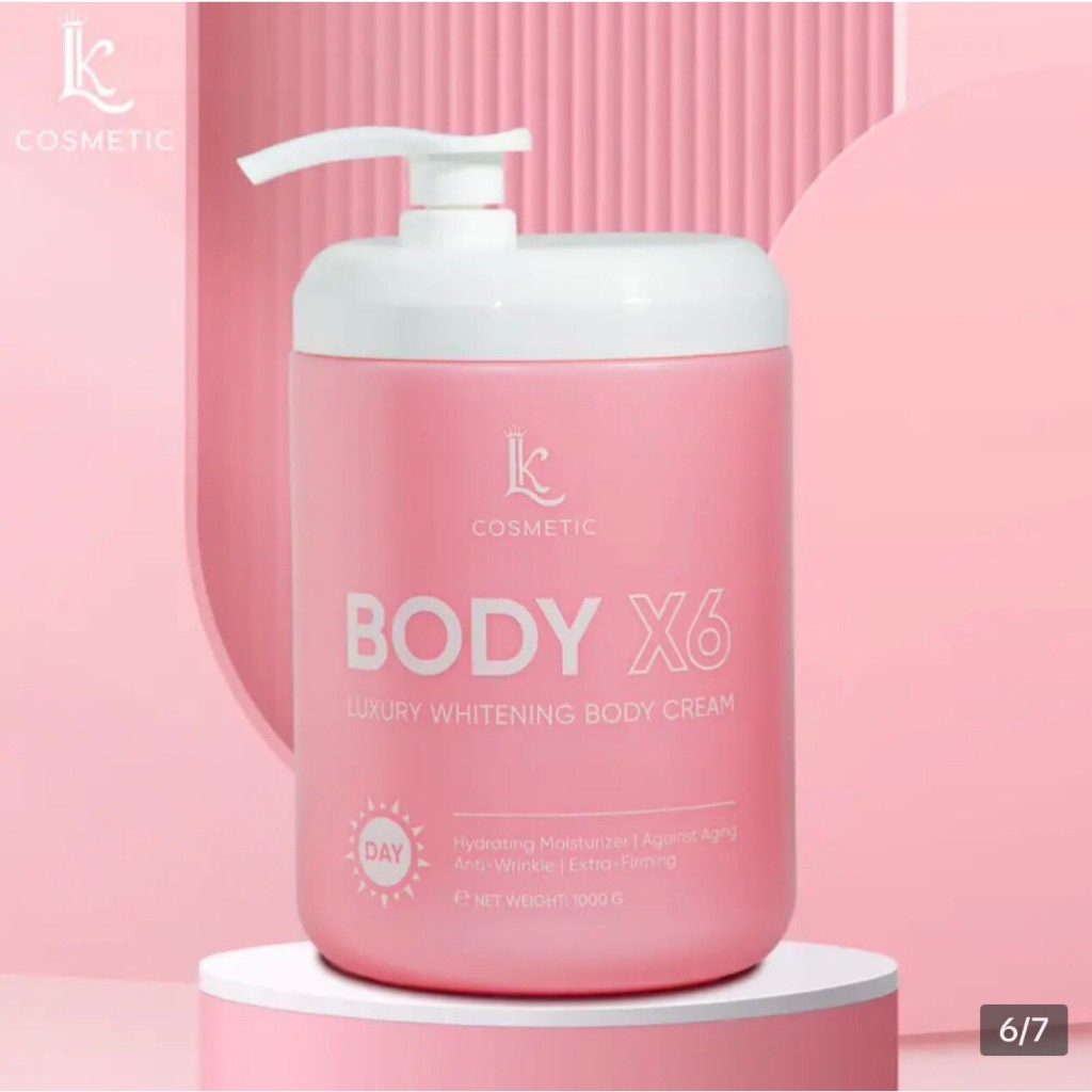 Kem body x6 linh kol-Chính hãng size to,hũ 1000g dưỡng trắng chuyên sâu,cấp ẩm cho da hiệu quả