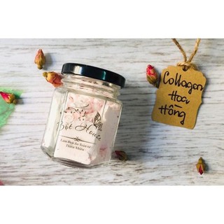 Hũ thủy tinh Lục giác 80ml .Nắp thiếc màu Đen.