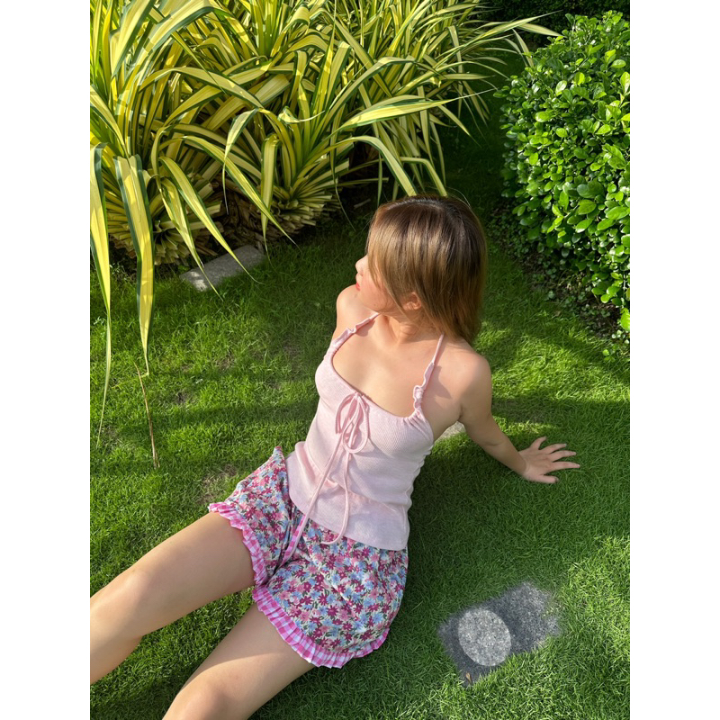 Lily top - Áo yếm phối dây xinh xắn