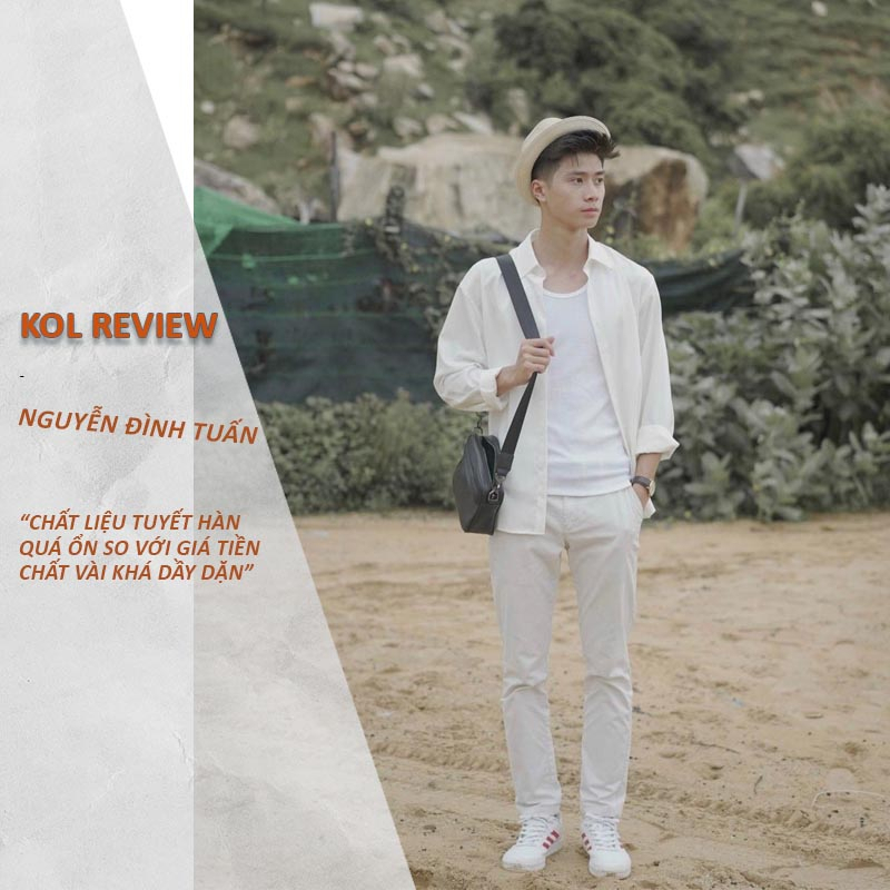 Quần âu nam ống côn  vải lụa hàn co giãn,quần tây nam không nhăn không xù loại Premium thời trang