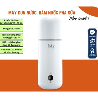 DỤNG CỤ HÂM NƯỚC PHA SỮA CẦM TAY CAO CẤP FATZBABY FATZ MINI SMART 1 - FB3622VA - AN TOÀN CHO MẸ VÀ BÉ, BẢO HÀNH 12 THÁNG