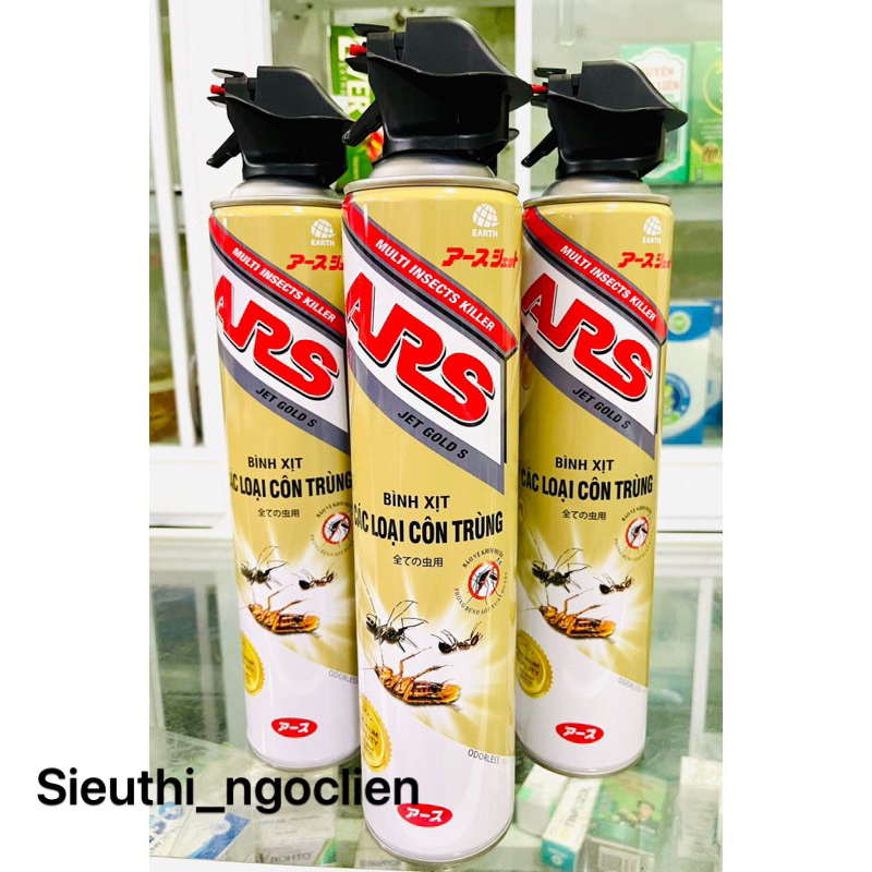 XỊT MUỖI & CÔN TRÙNG ARS 600ML THÁI LAN