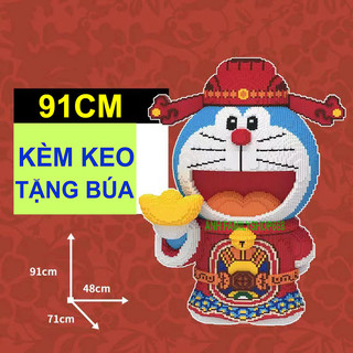 Mô hình lắp ghép le.go thần tài 65cm cỡ lớn, le.go ông thần tài cỡ lớn 65cm-41cm sẵn hàng