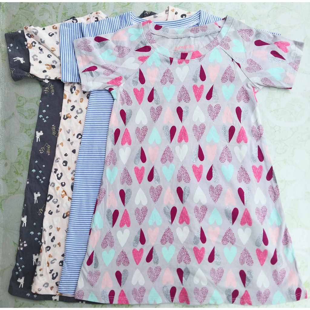 Đầm váy bé gái với Cotton thun mềm mịn dễ thương (hình thật) (Hàng công ty xuất dư)