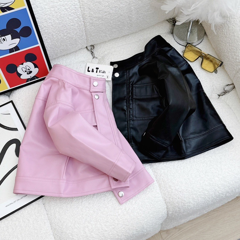 Áo Khoác Da Phong Cách Thời Trang Cá Tính 2023 Dành Cho Bé Trai Và Bé Gái