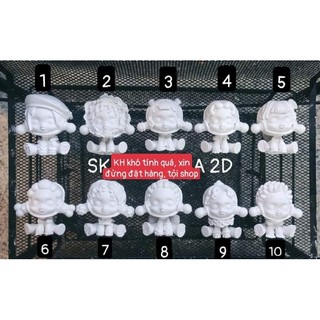 Tượng skullpanda mini 2d