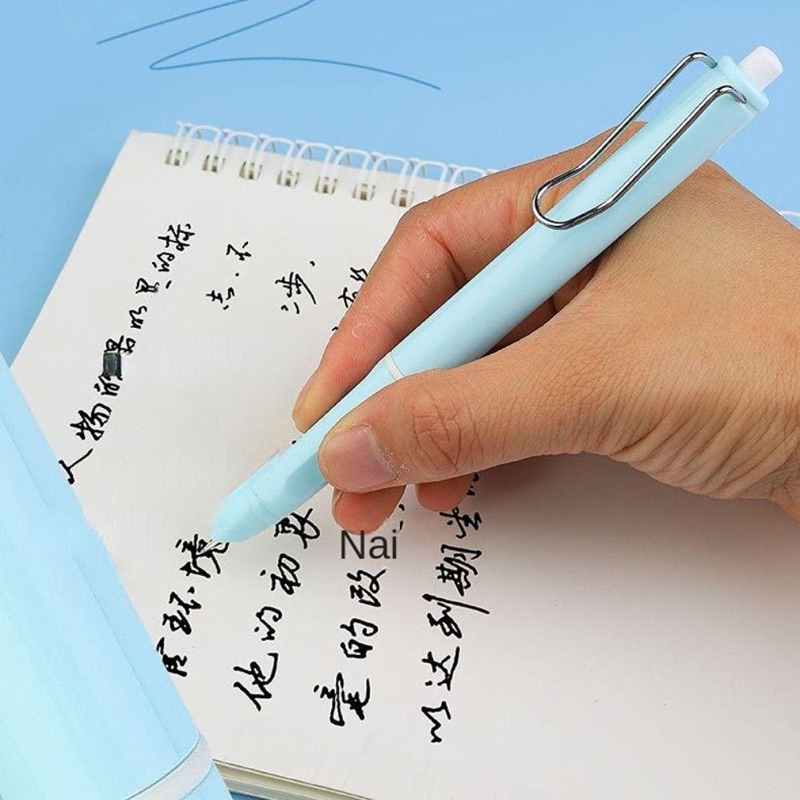 Bút máy bấm luyện viết chữ trung nhật hàn(tặng kèm 10 ống mực)