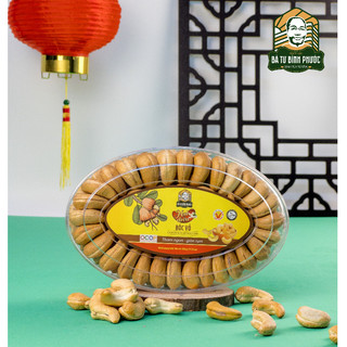 Hạt điều rang muối - Hạt điều bóc vỏ Bà Tư Bình Phước hộp xếp hoa 400g