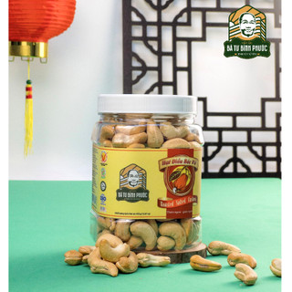 Hạt điều bóc vỏ lụa rang muối hộp 500g - bà tư bình phước