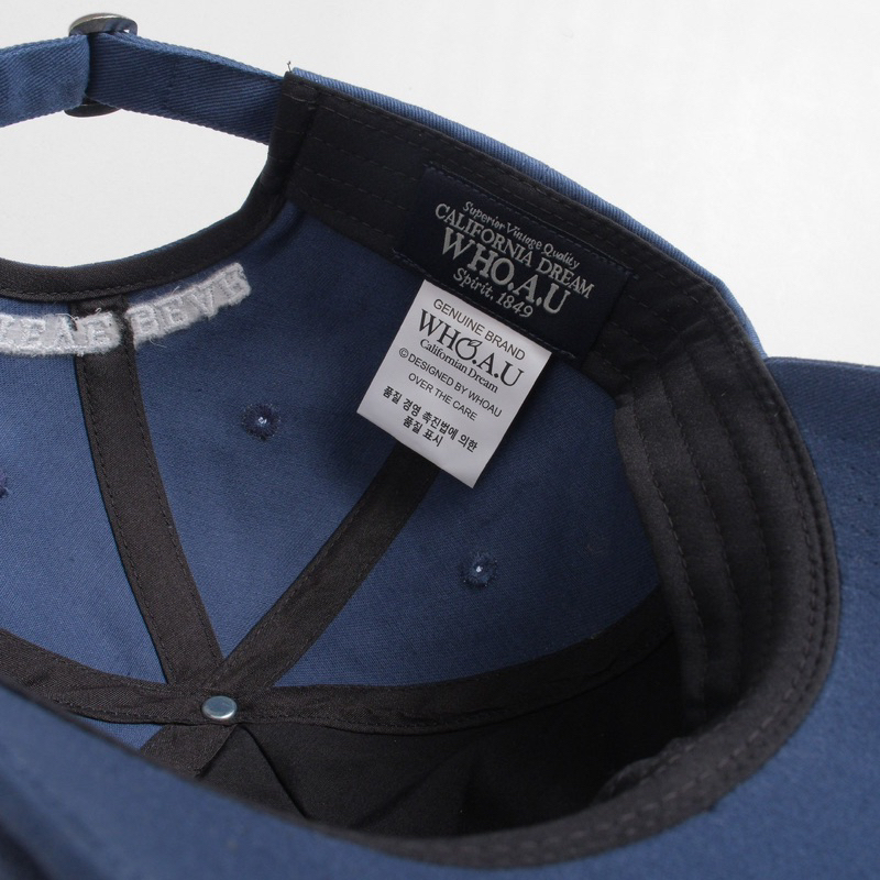 Mũ lưỡi trai Meowist Unisex WHOAU chất liệu vải Kaki logo Gấu ,nón lưỡi trai Hàn Quốc