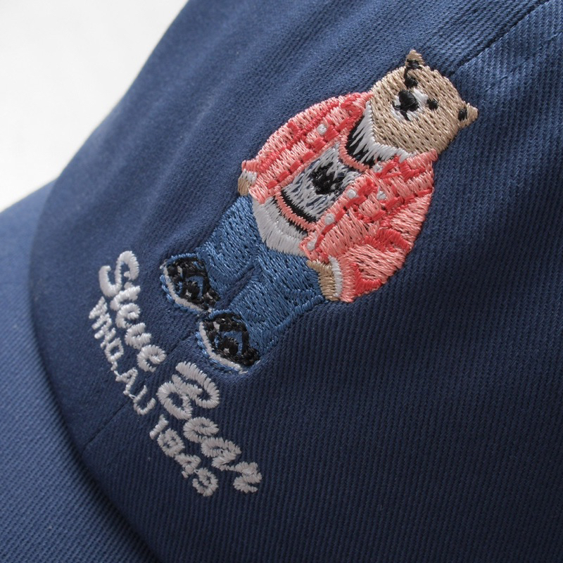 Mũ lưỡi trai Meowist Unisex WHOAU chất liệu vải Kaki logo Gấu ,nón lưỡi trai Hàn Quốc