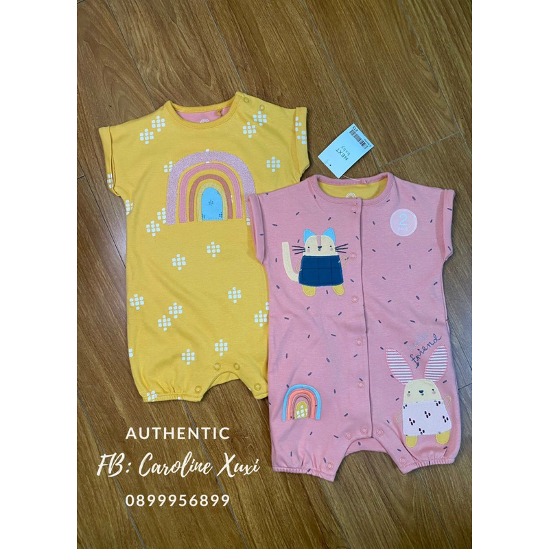 Set Romper 2 bộ dành cho bé gái size 3/6m săn sale