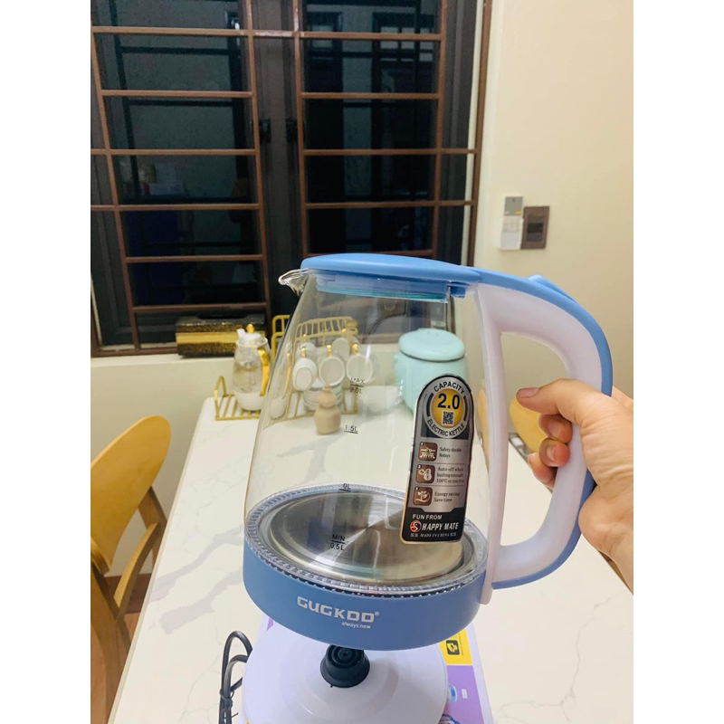 Ấm siêu tốc cookoo ST16 thuỷ tinh - siêu bền- sỉ từ x4 ấm