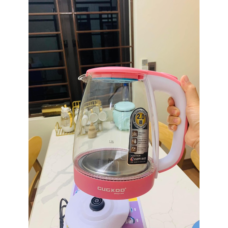 Ấm siêu tốc cookoo ST16 thuỷ tinh - siêu bền- sỉ từ x4 ấm