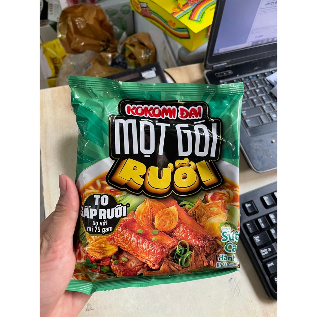Combo 10 gói mì kokomi đại to gấp rưỡi 113g