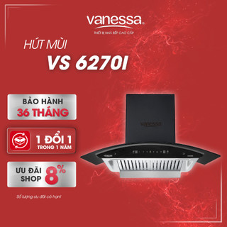 Máy hút mùi vs 6270i vanessa 70cm, dạng kính cong