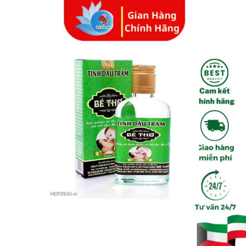 Tinh dầu tràm bé thơ bôi muỗi đốt 100ml