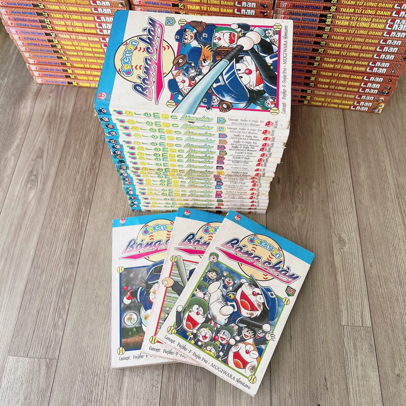 Doremon Bóng Chày Trọn Bộ Đầy Đủ Mới 70-80%