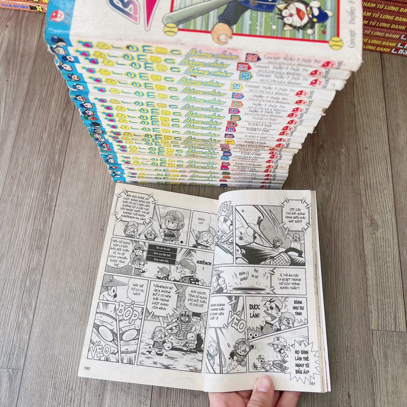 Doremon Bóng Chày Trọn Bộ Đầy Đủ Mới 70-80%