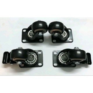 Giá tốt nhất bộ 4 cái bánh xe 4 phân xe đẩy xịn. bánh cực êm .chịu lực tốt