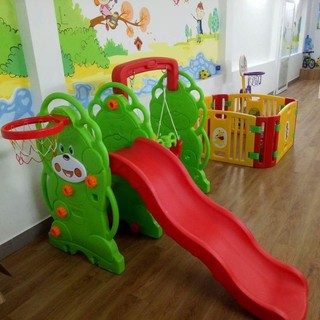 Cầu trượt xích đu