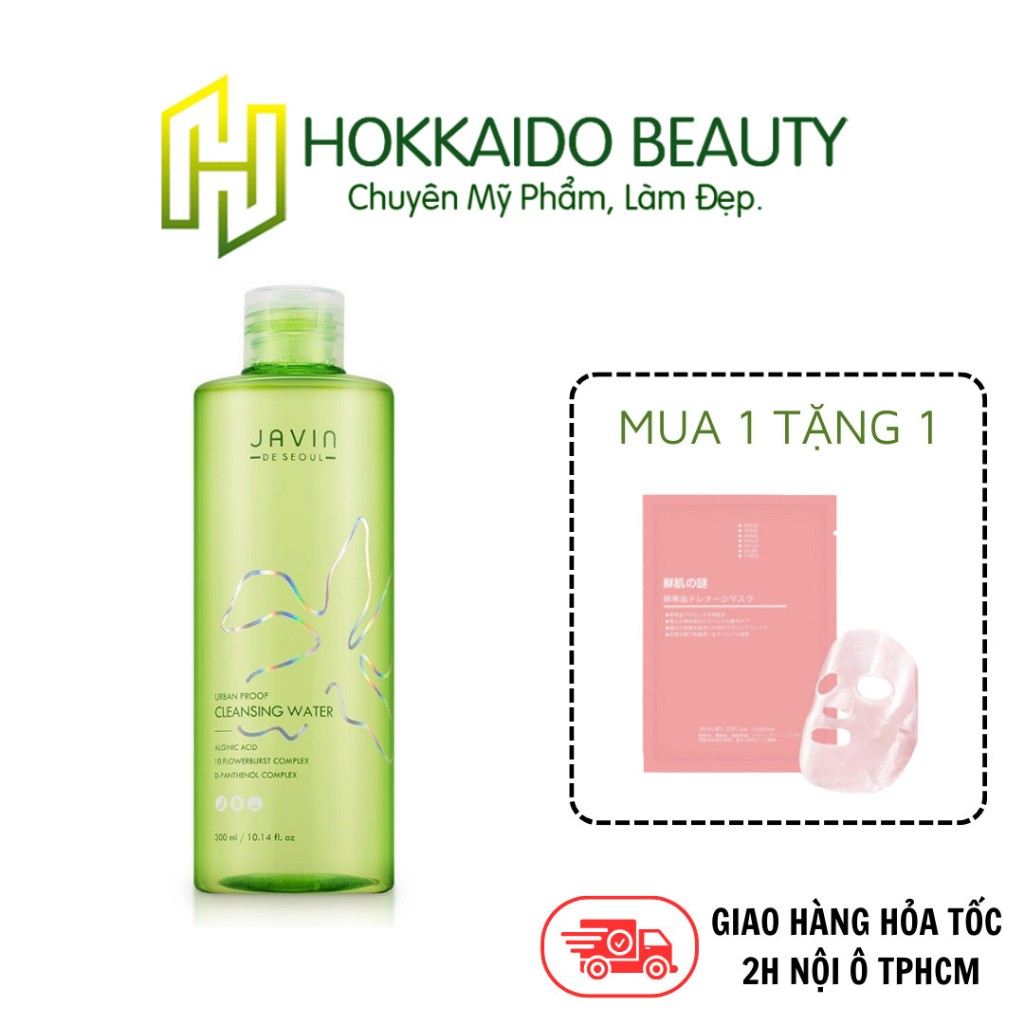 Nước tẩy trang Hàn Quốc Javin De Seoul Cleansing Water giúp làm sạch, dưỡng ẩm da 300ml