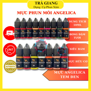 Mực Phun Xăm Angelica NGA 10ml – Mực Hữu Cơ Chính Hãng