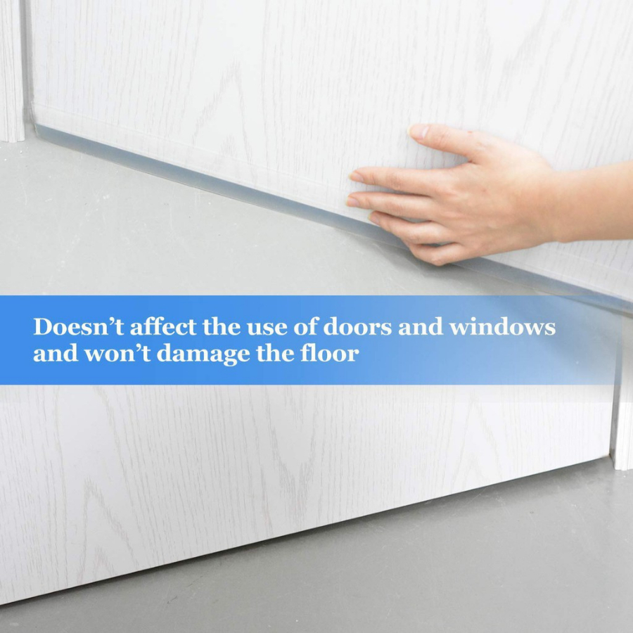 Miếng Dán Ron Dán Khe Cửa Cao Su Chống Bụi Chống Côn Trùng Tiết Kiệm Điện Phòng Lạnh Tiện Lợi RIEM