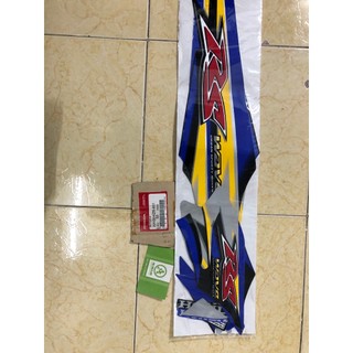 Bộ tem Wave RS 2008 màu xanh mực