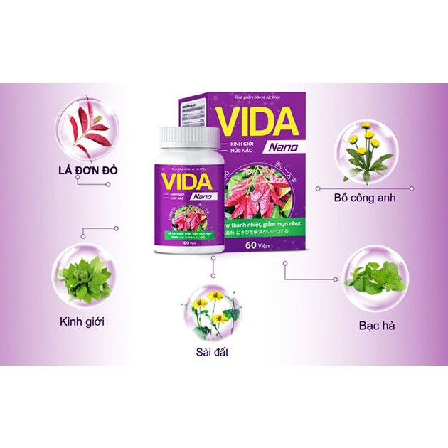 Vida Nano - Hỗ trợ viêm da cơ địa