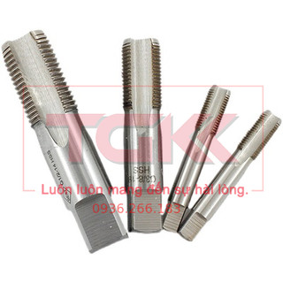 Taro ren ống (Ren thẳng) ren PF (1/16", 1/8", 1/4", 3/8", 1/2")