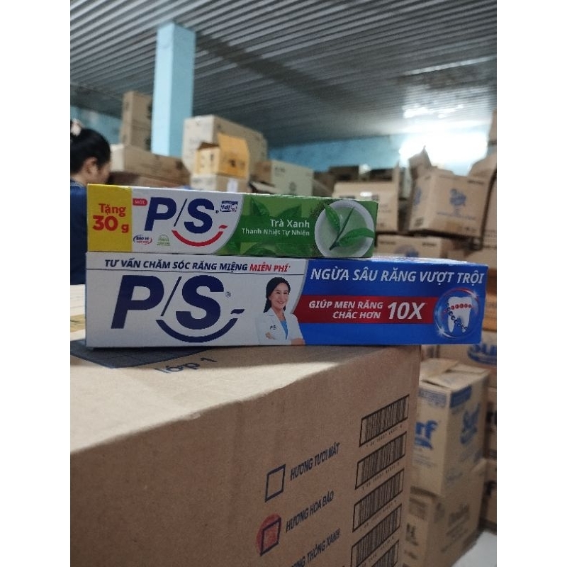 Kem đánh răng PS ngừa sâu răng vượt trội 180g Tặng