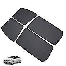 RÈM CHE NẮNG THEO XE Nissan Almera - BỘ 4 TẤM DÍNH NAM CHÂM 