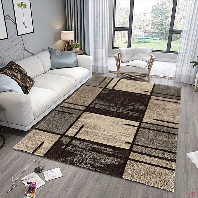 Thảm Trang Trí Mã H10 Hàng Nhập Khẩu 100%  Giá Cả Vô Lo Kích thước: 1M2X 1M6 & 1M6X 2M3