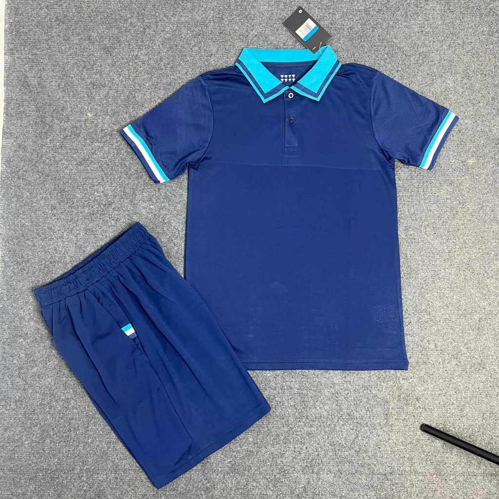 Bộ Quần Áo Thể Thao Nam cộc tay Uni , Áo Polo nam cao cấp mẫu hot nhất 2023