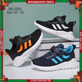 Giày thể thao bé trai 5 - 12 tuổi phong cách Hàn Quốc đế EVA nhẹ chống trơn kháng khuẩn đi học chạy bộ sang cao cấp GH81