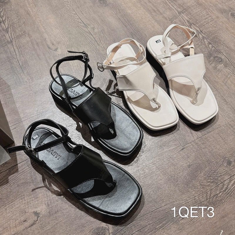 Sandal Bánh Mì Da Yếm Kẹp Siêu Xinh