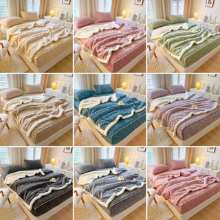  BỘ CHĂN GA GỐI NỈ LÔNG CỪU TRẦN TIM ĐÁNG YÊU CÓ SẴN TẠI SHOP 