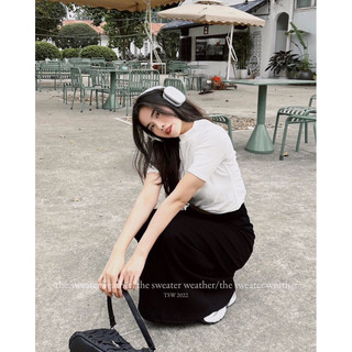 CHÂN VÁY ZIP MIDI DÁNG DÀI