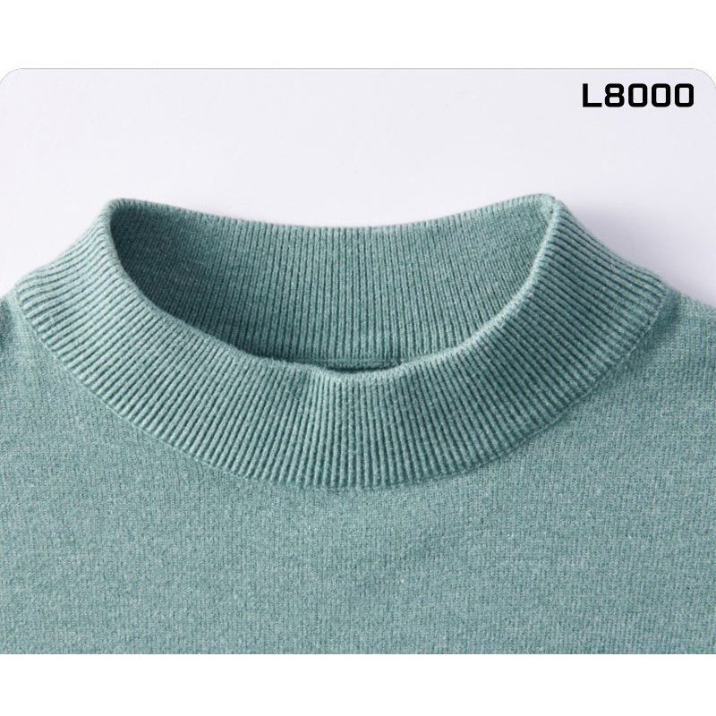 Áo Len Nam Cổ 3 Phân L8000, chất liệu len mềm mịn đẹp phong cách Hàn Quốc AL-3P