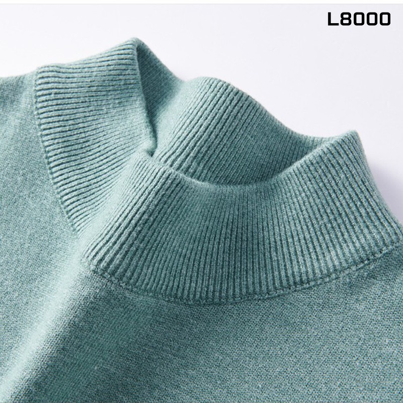 Áo Len Nam Cổ 3 Phân L8000, chất liệu len mềm mịn đẹp phong cách Hàn Quốc AL-3P