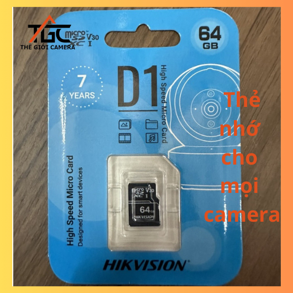 Thẻ nhớ Hikvision 32GB 64GB 128GB tốc độ 92MB/S class 10 Hàng chính hãng