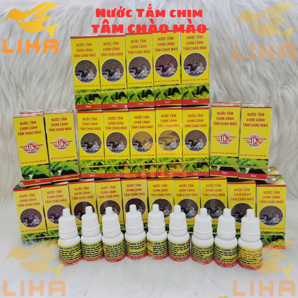 Nước Tắm Hút Mật, Chào Mào - Nước Tắm TÂM CHÀO MÀO Cho Chim Cảnh