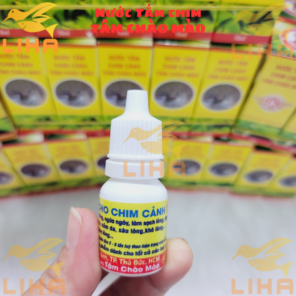 Nước Tắm Hút Mật, Chào Mào - Nước Tắm TÂM CHÀO MÀO Cho Chim Cảnh