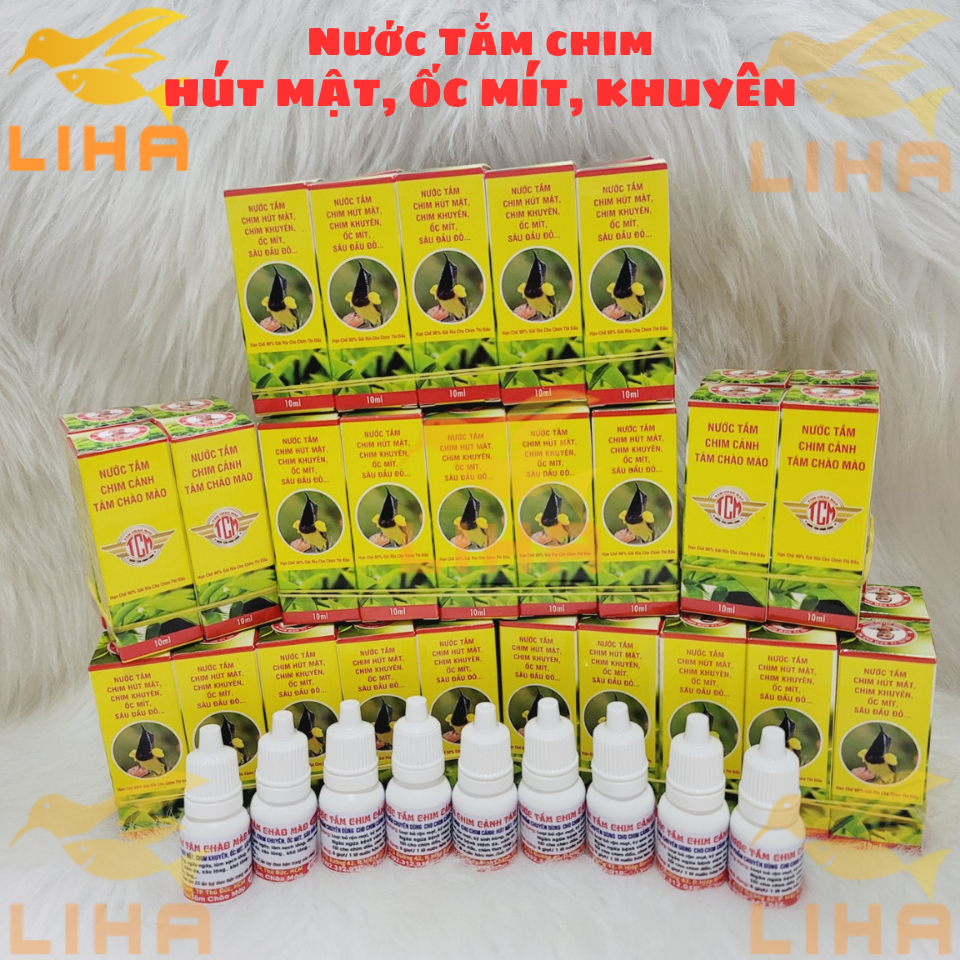 Nước Tắm Hút Mật, Chào Mào - Nước Tắm TÂM CHÀO MÀO Cho Chim Cảnh