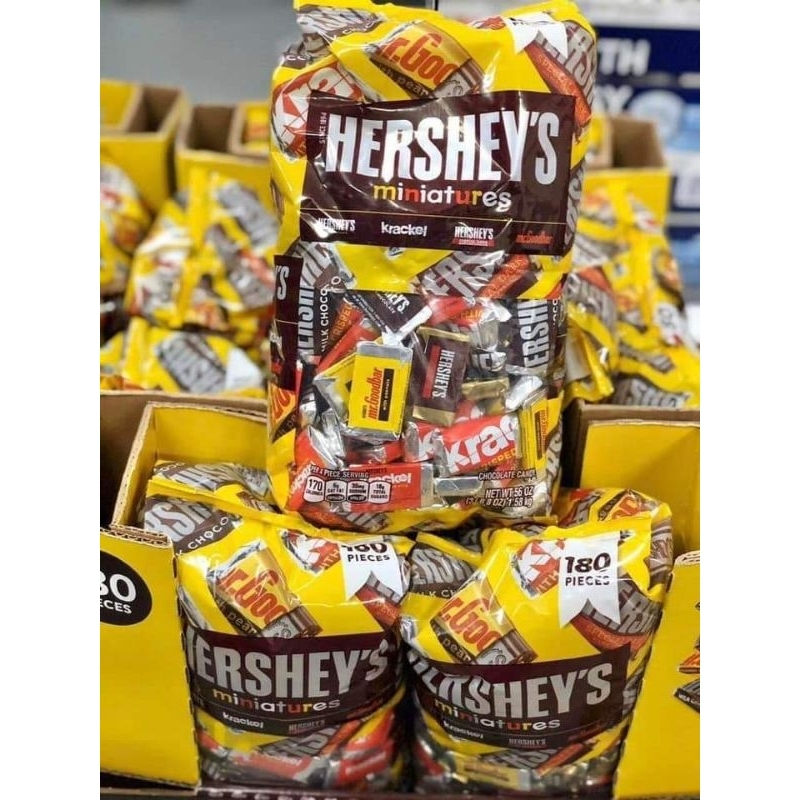 Socola Hershey’s Miniature Chocolate  Socola Hershey’s Miniature Chocolate 1.58kg 180v