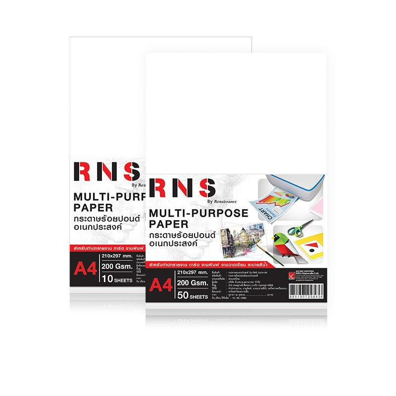 Tập 15 Giấy Vẽ Màu Nước 200Gsm A4 Renaissance Rough 2 Sides